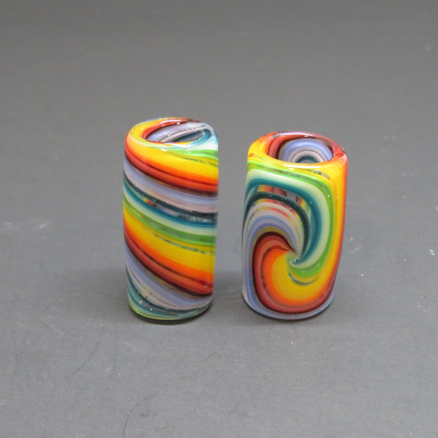 Taste the Rainbow Glass Dread Bead, CUSTOM Style and sizes Options