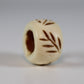 Leaf Bone Dread Bead // 10mm Bead Holes // Dreadlock Beads, Dread Jewelry, Dread Accessories, Large Hole Beads, Hair Beads