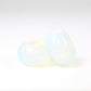 2 Opalite Glass Dread Bead - 5mm bead hole - Dreadlock Beads, Dread Lock Accessories, Loc Beads, Large Hole Beads,   Stone Dread Beads