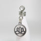 Lotus Dread Bead // 6 to 12mm Bead Hole // Metal Dread Bead, Dreadlock Accessories, Loc Bead Coil, Loc Beads, Dread Cuff
