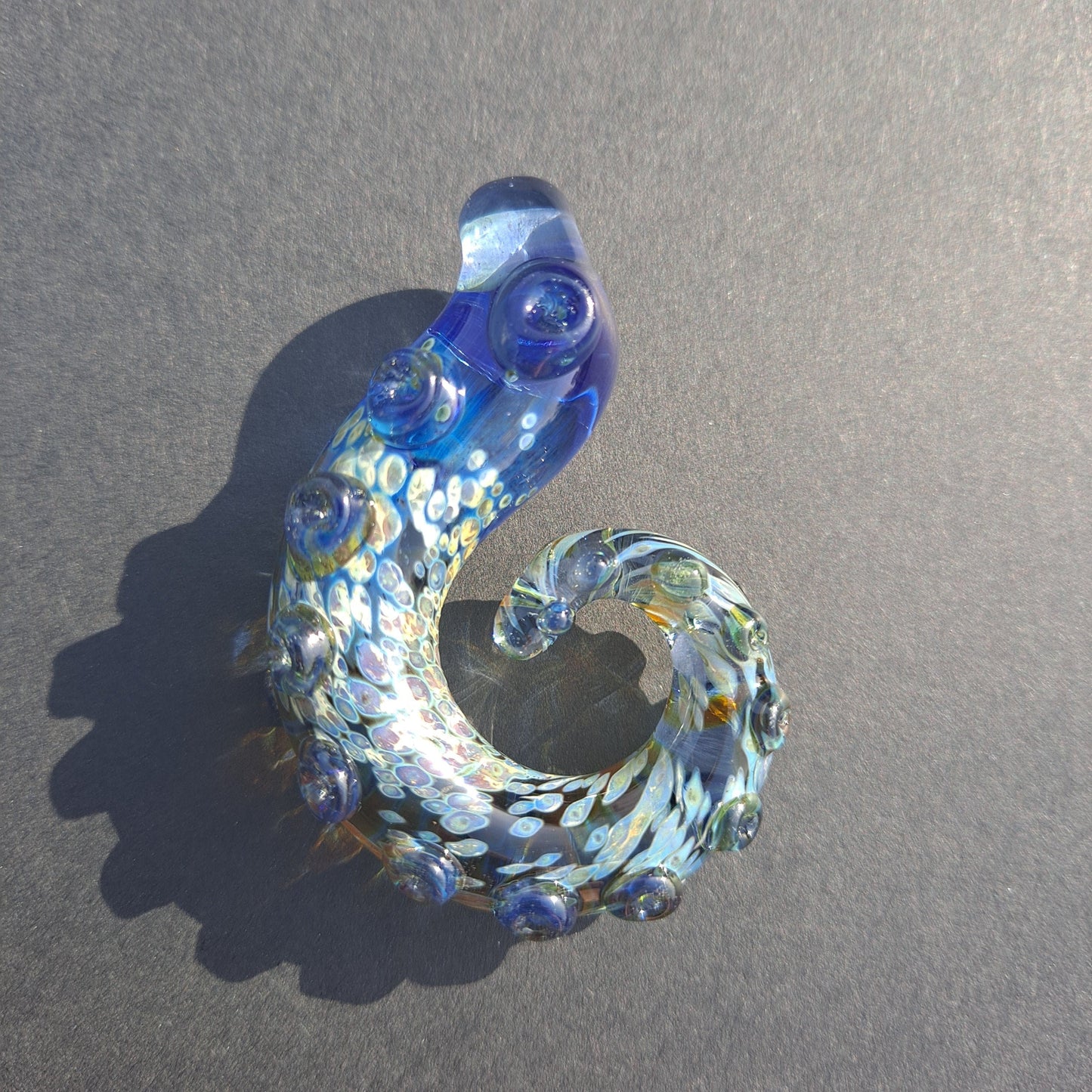 Glass Tentacle Pendant, Made to Order