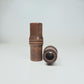 2 pack Brown Wood dread beads - Bamboo shaped - 7mm bead hole -  wooden Dread beads, Wood Dreadlock Beads LAST ONES