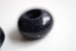 2 Blue Goldstone Glass Dread Bead - 5mm bead hole - Dreadlock Beads, Dread Lock Accessories, Loc Beads, Stone dread beads