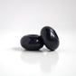 2 Blue Goldstone Glass Dread Bead - 5mm bead hole - Dreadlock Beads, Dread Lock Accessories, Loc Beads, Stone dread beads