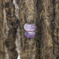 Amethyst Dread Beads - Set of 2 beads - 6mm beads hole - Dreadlocks, Dread Jewelry, Dread Accessories, Loc beads  Stone Dread Beads