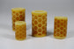 Honey Comb Dreadlock Bead / CUSTOM Bead Hole Size  / Dreadlock Accessories, Loc Beads, Dreadlock Jewelry, Paracord Beads, 4D040