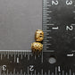 2 pack Daisy Dread Bead Gold - 5mm bead hole - Large Hole Beads for Jewelry, Hair, Braids, Dreadlocks, & Beards, metal dread bead
