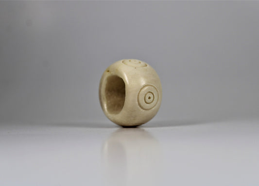 Eye Bone Dread Bead // 6 - 12mm Bead Holes // Dreadlock Beads, Dread Jewelry, Dread Accessories, Loc accessories, loc Jewelry,