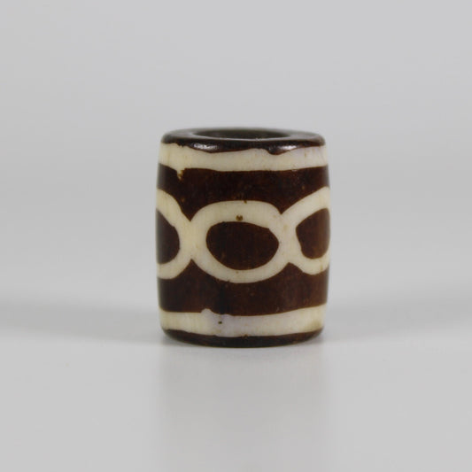 Infinity Bone Dread Bead // 8 - 12mm Bead Holes // Dreadlock Beads, Dread Jewelry, Dread Accessories, Large Hole Beads, Hair Beads