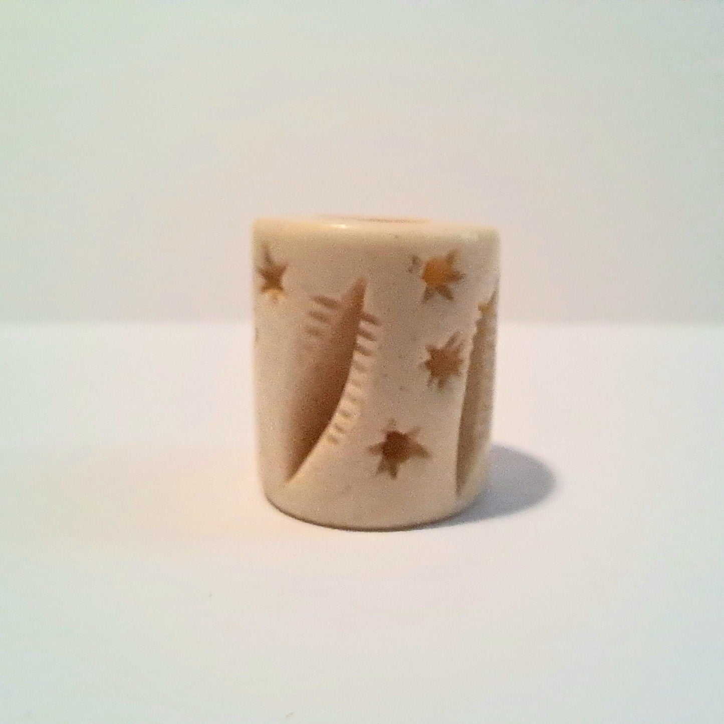 Shooting stars Bone Dread Bead // 6 - 12mm Bead Holes // Dreadlock Beads, Dread Jewelry, Dread Accessories, Large Hole Beads, Hair Bead