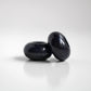 2 Blue Goldstone Glass Dread Bead - 5mm bead hole - Dreadlock Beads, Dread Lock Accessories, Loc Beads, Stone dread beads