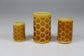 Honey Comb Dreadlock Bead / CUSTOM Bead Hole Size  / Dreadlock Accessories, Loc Beads, Dreadlock Jewelry, Paracord Beads, 4D040