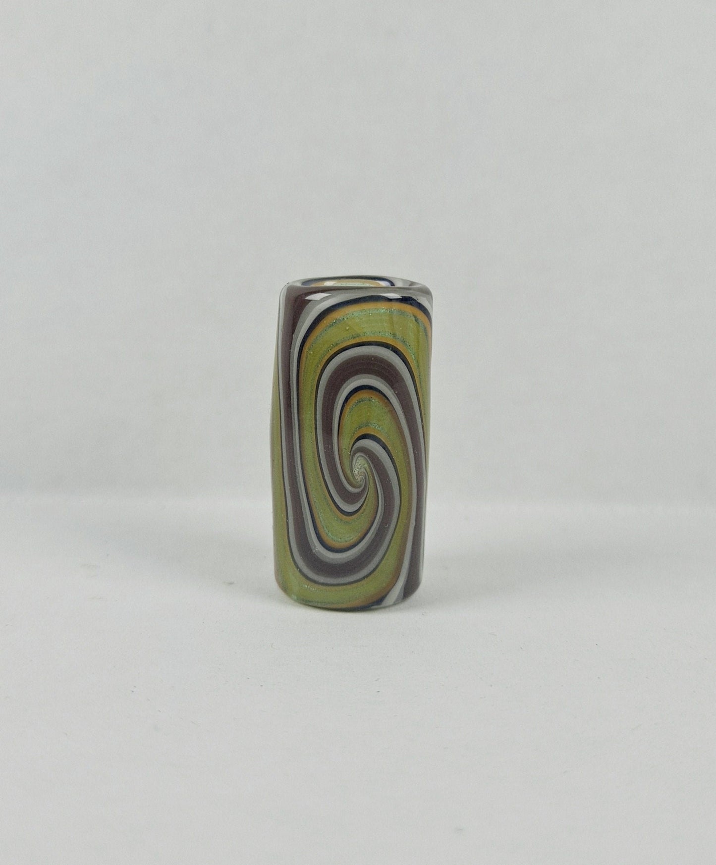 Forest Spirit Glass Dread Bead - 10MM Bead Hole, Ready to Ship