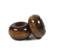 Tigers Eye Dread Bead / Set of 2 beads - 6mm bead hole / Dreadlock Beads, Dread Jewelry, Dread Accessories, Loc Jewelry,   Stone Dread Beads