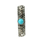 Blue cabachon Dreadlock Bead - 8mm bead hole - Large Hole Beads for Jewelry, Flower dread bead, metal dread bead, Dreadlocks