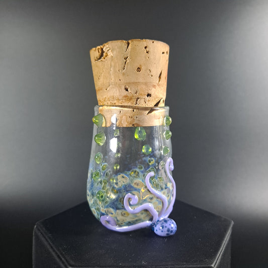 Blown Glass Octopus Glass Jar, Made To Order