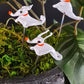 Ghost Dog Plant Pals, House plant and Fairy Garden Decor