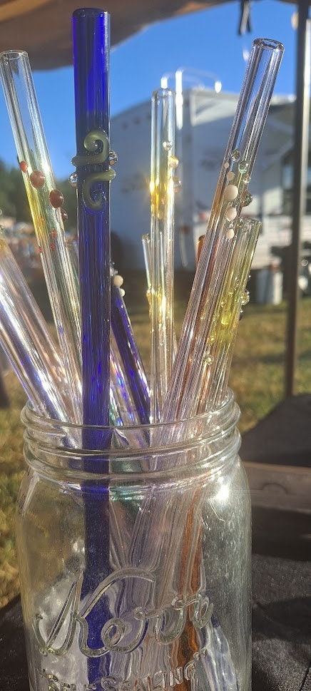 Assorted Glass Straws