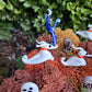 Ghost Dog Plant Pals, House plant and Fairy Garden Decor