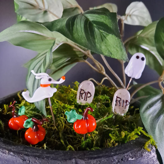 Tomb Stone Plant Pals, House plant and Fairy Garden Decor