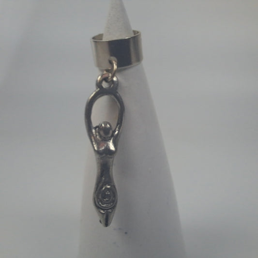 Silver Goddess Dread Bead - Adjustable Bead Hole - Dreadlock Accessories, Dread Beads, Loc Accessories, Loc Beads, metal dread bead