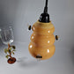 Glass Lamp Shade,  Bee Hive Swag Lamp, Ready to Ship