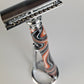 Glass Handled Razor with Stand