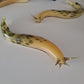 Handmade Glass Banana Slug Tree Ornament