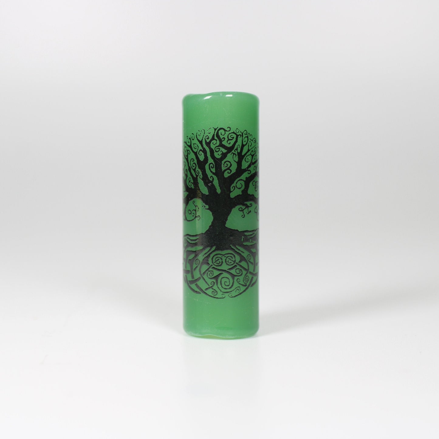 Celtic Tree of Life Glass Dread Bead, CUSTOM Colors & Hole Sizes, Made to Order