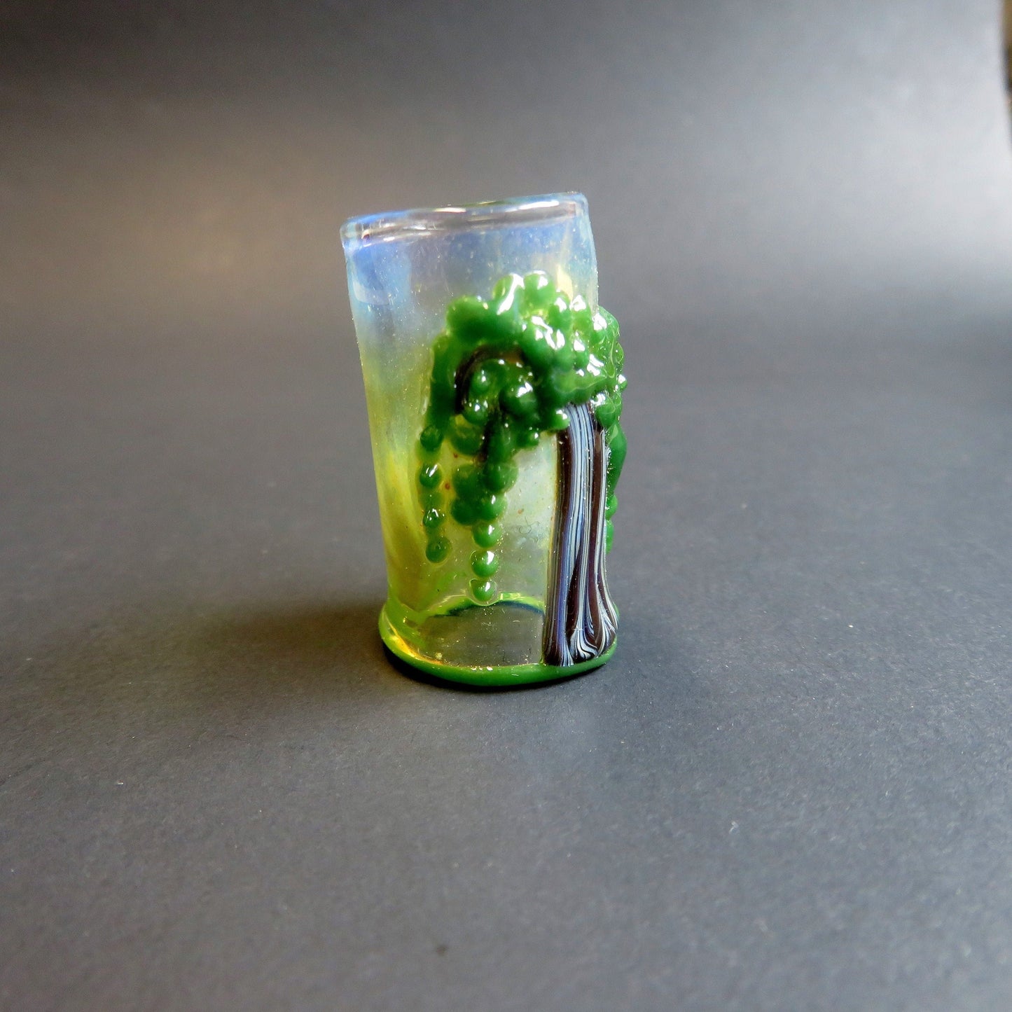 Willow Tree Glass Dread Bead, CUSTOM Bead Hole Sizes 4-16mm